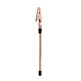 Clemă metalică auriu rose pentru fixarea brățărilor și colierelor, 15,5 cm, vedere frontală