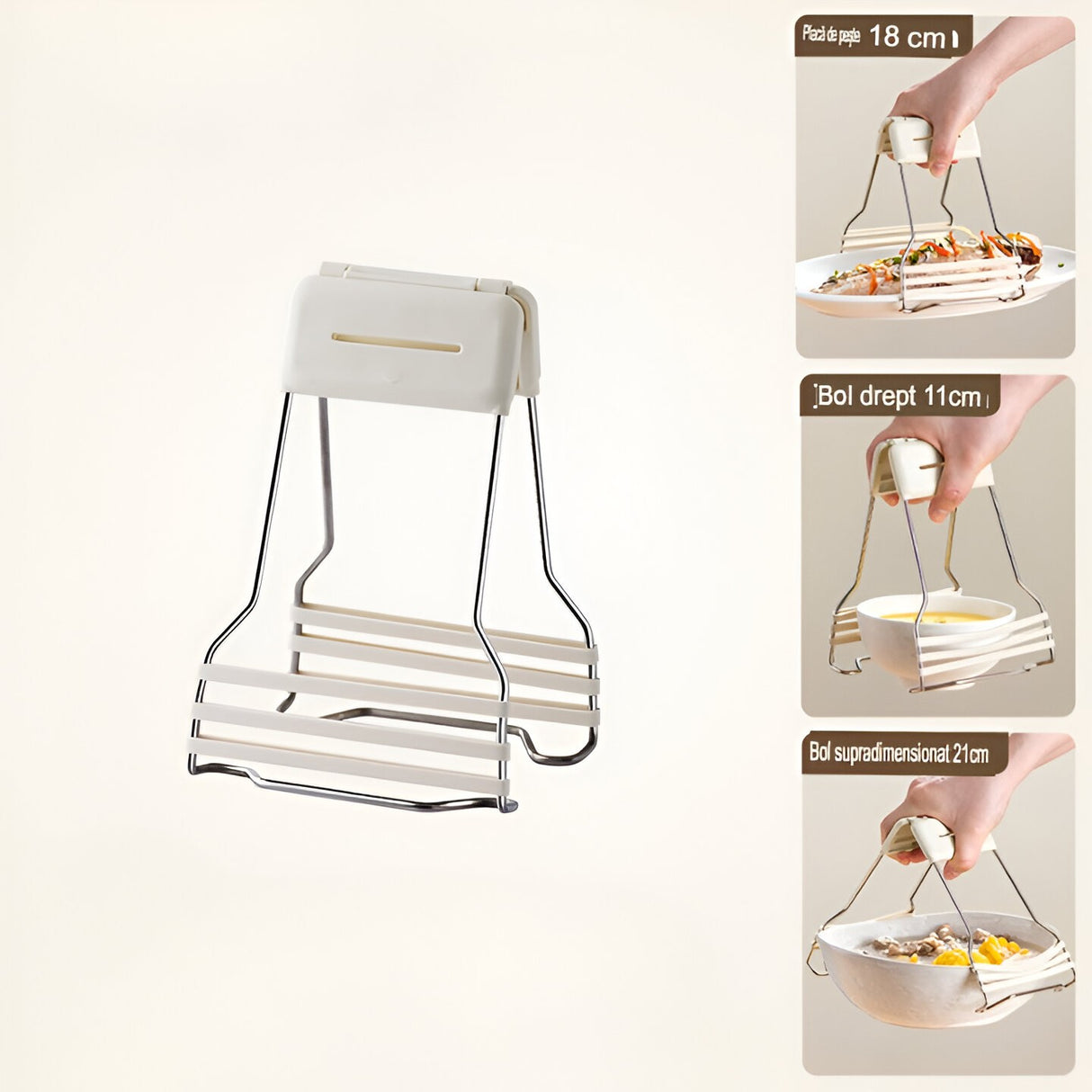 Clema Pentru Boluri, Anti-Alunecare, Din Silicon, De Uz Casnic, Rezistent La Temperaturi Inalte, 17.6X11.5X5.15Cm - vivimall.ro