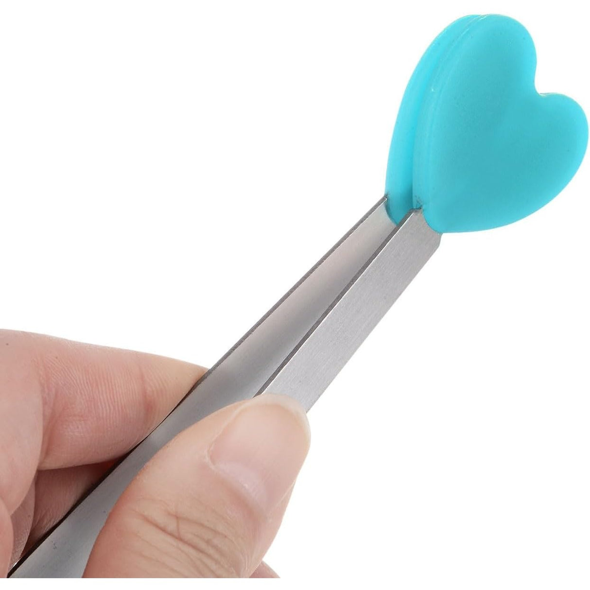 Cleste Creativ Pentru Mancare, Model Inimioare Din Silicon, 14.5X3 Cm, Rezistent La Temperaturi Inalte Si Coroziune - vivimall.ro