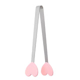 Cleste Creativ Pentru Mancare, Model Inimioare Din Silicon, 14.5X3 Cm, Rezistent La Temperaturi Inalte Si Coroziune - vivimall.ro