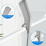 Cleste pentru Colectarea Deseurilor, Flippy, din Metal si Plastic, 77.5 cm, Fara Maini Murdare, Gri - vivimall.ro