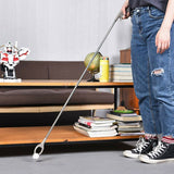 Cleste pentru Colectarea Deseurilor, Flippy, din Metal si Plastic, 96.5 cm, Fara Maini Murdare, Gri - vivimall.ro