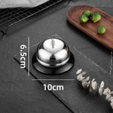 Clopotel receptie metalic argintiu | RingDesk - vivimall.ro