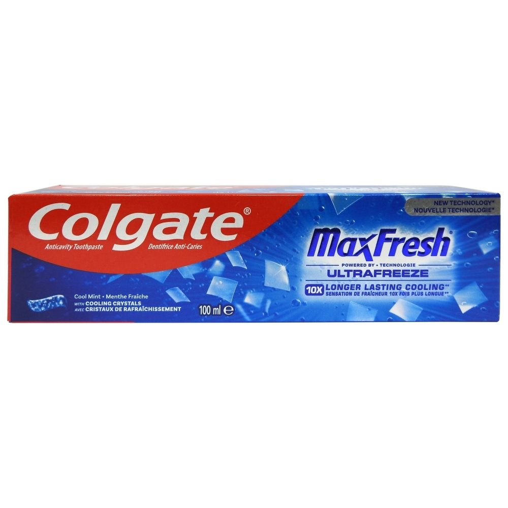 Pasta de Dinti, Colgate, Max Fresh Cooling Crystal, 100 ml - vivimall.ro