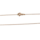 Colier Argint 925 Litera M, Placat Cu Aur, 50 Cm