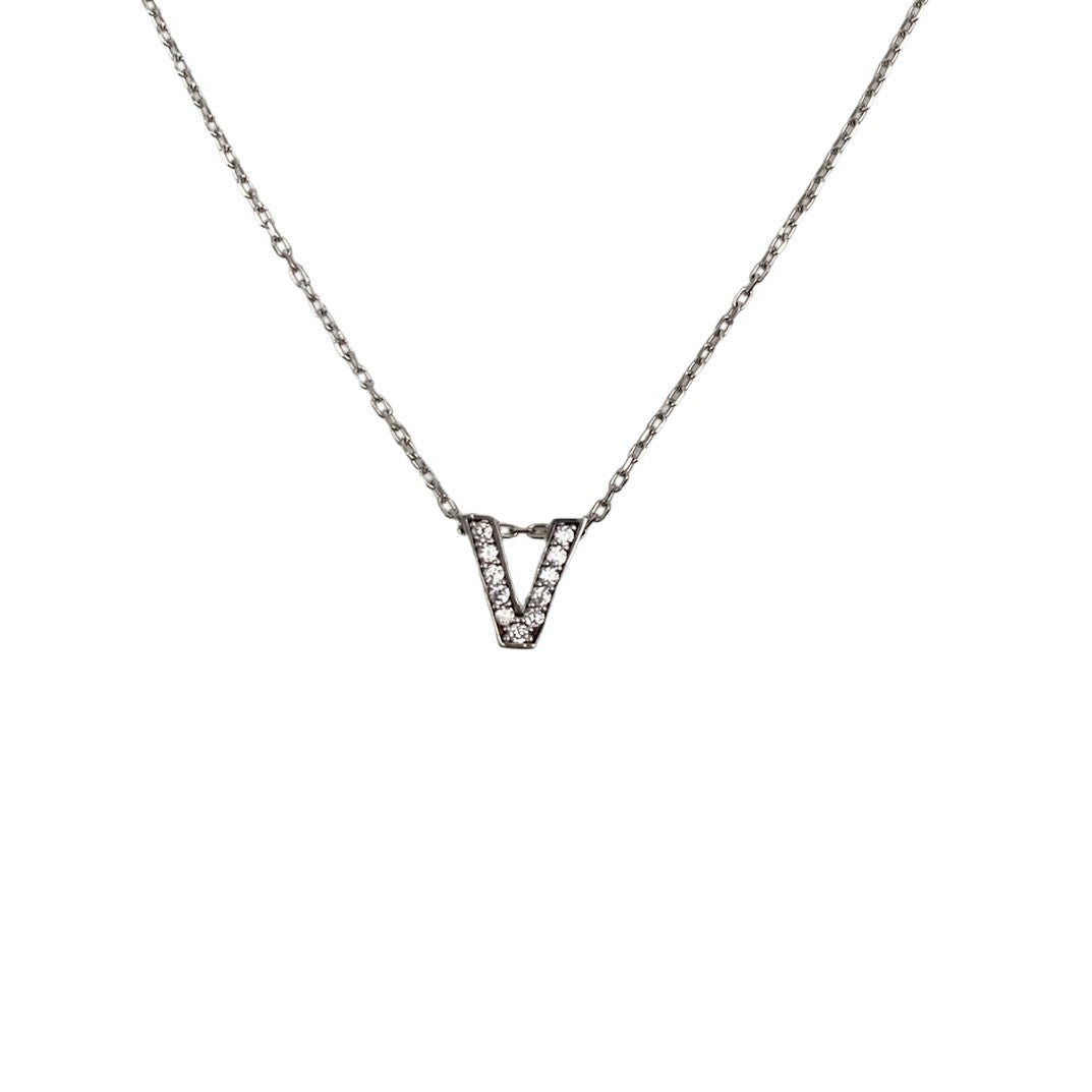 Colier Argint 925 Litera V, 40 Cm