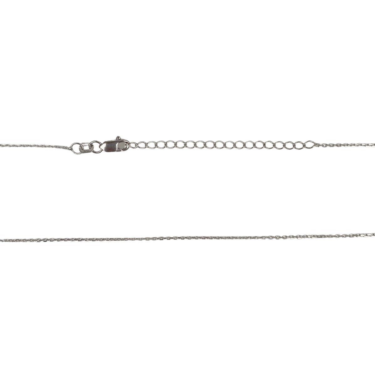 Colier Din Argint 925, Cerc Cu Fulgi Cu Zirconii Astre 40 + 5 Cm