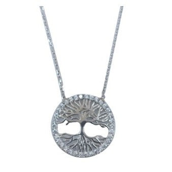 Colier din Argint 925 Copac incadrat