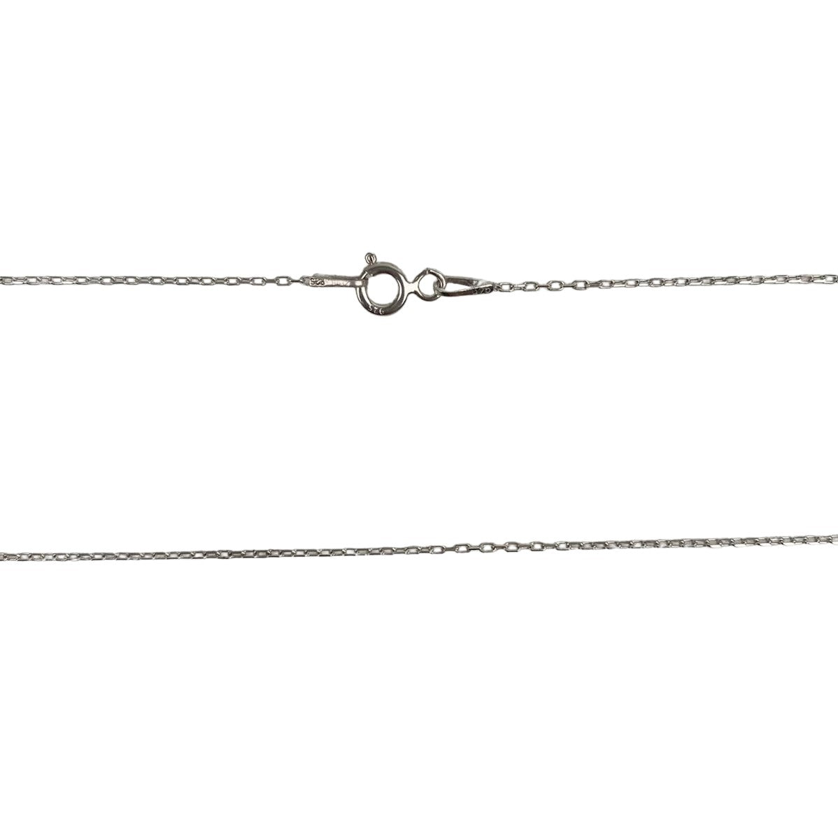 Colier Din Argint 925, Soare Cu Zirconii 43 Cm