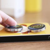 Spinner Giroscopic Metalic, Flippy, Jucarie Rotativa Anti-stres, Otel Inoxidabil, 3.8 x 0.6 cm, Efect Optic Galaxie, Model Milky Way - vivimall.ro