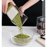 Recipient din Plastic, Vivimall, pentru Alimente/Obiecte, Inchidere Ermetica, 10.2 x 18.5 cm, 1300 ml, Transparent - vivimall.ro