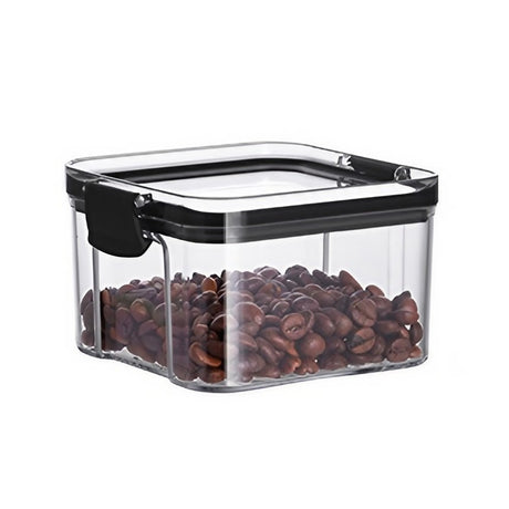 Recipient Din Plastic, Pentru Alimente/Obiecte, Inchidere Ermetica, 10.2 X 6.6 Cm, 460 Ml, Transparent - vivimall.ro