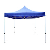 Copertina pentru Pavilion, Flippy, Acoperis Cort, Pliabil, Copertina Rezistenta 420D, 185 g/m2, Protectie Ideala la Soare si Ploaie, 3 x 3 m, Albastru - vivimall.ro