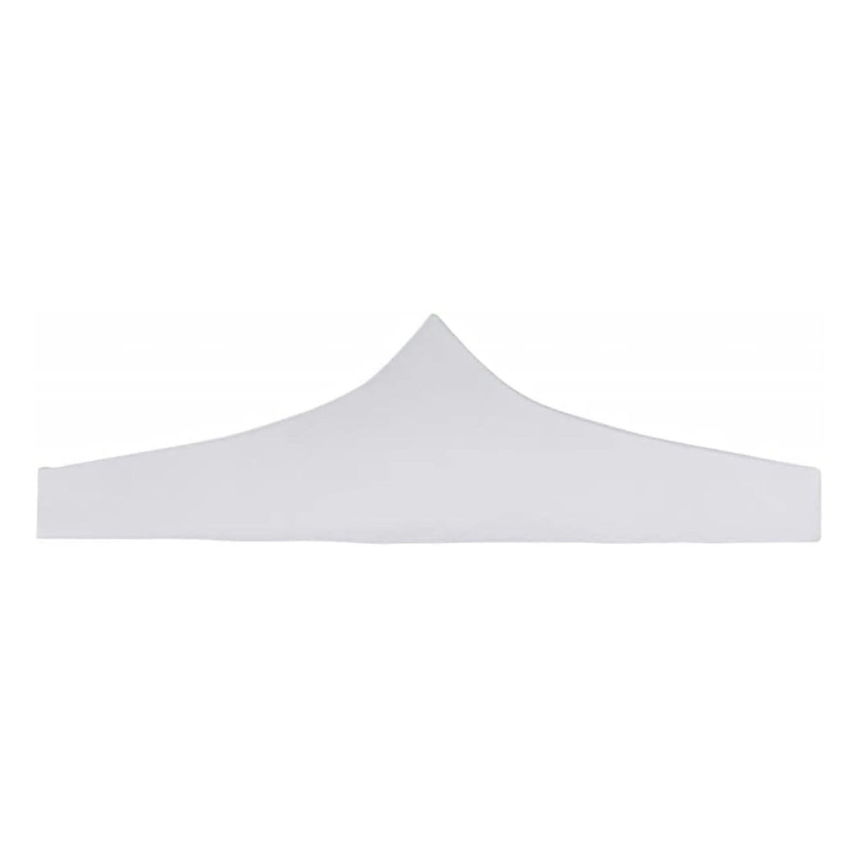 Detaliu material 420D copertină pavilion Flippy albă, 185 g/m², textură rezistentă la intemperii