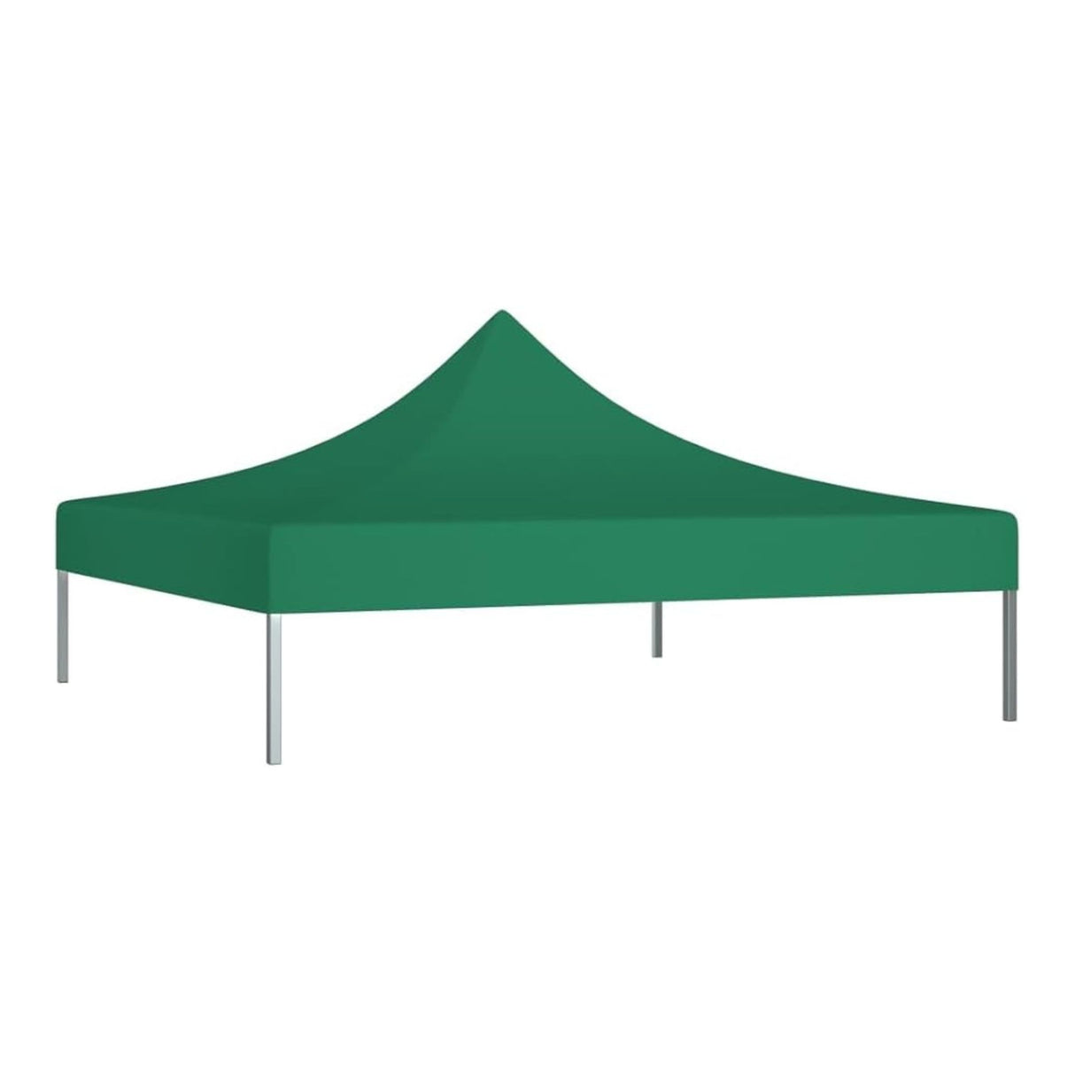 Copertina pentru Pavilion, Flippy, Acoperis Cort, Pliabil, Copertina Rezistenta 420D, 280 g/m2, Protectie Ideala la Soare si Ploaie, 3 x 3 m, Verde - vivimall.ro