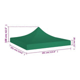 Copertina pentru Pavilion, Flippy, Acoperis Cort, Pliabil, Copertina Rezistenta 420D, 280 g/m2, Protectie Ideala la Soare si Ploaie, 3 x 3 m, Verde - vivimall.ro