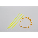 Cordeluta Decorativa, Vivimall, din Plastic, Fluorescenta, Accesoriu Petrecere, Galben - vivimall.ro
