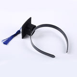 Coronita pentru Absolvent, Vivimall, Bentita cu Toca, Marime Universala, Tematica Absolvire, Negru-Albastru - vivimall.ro