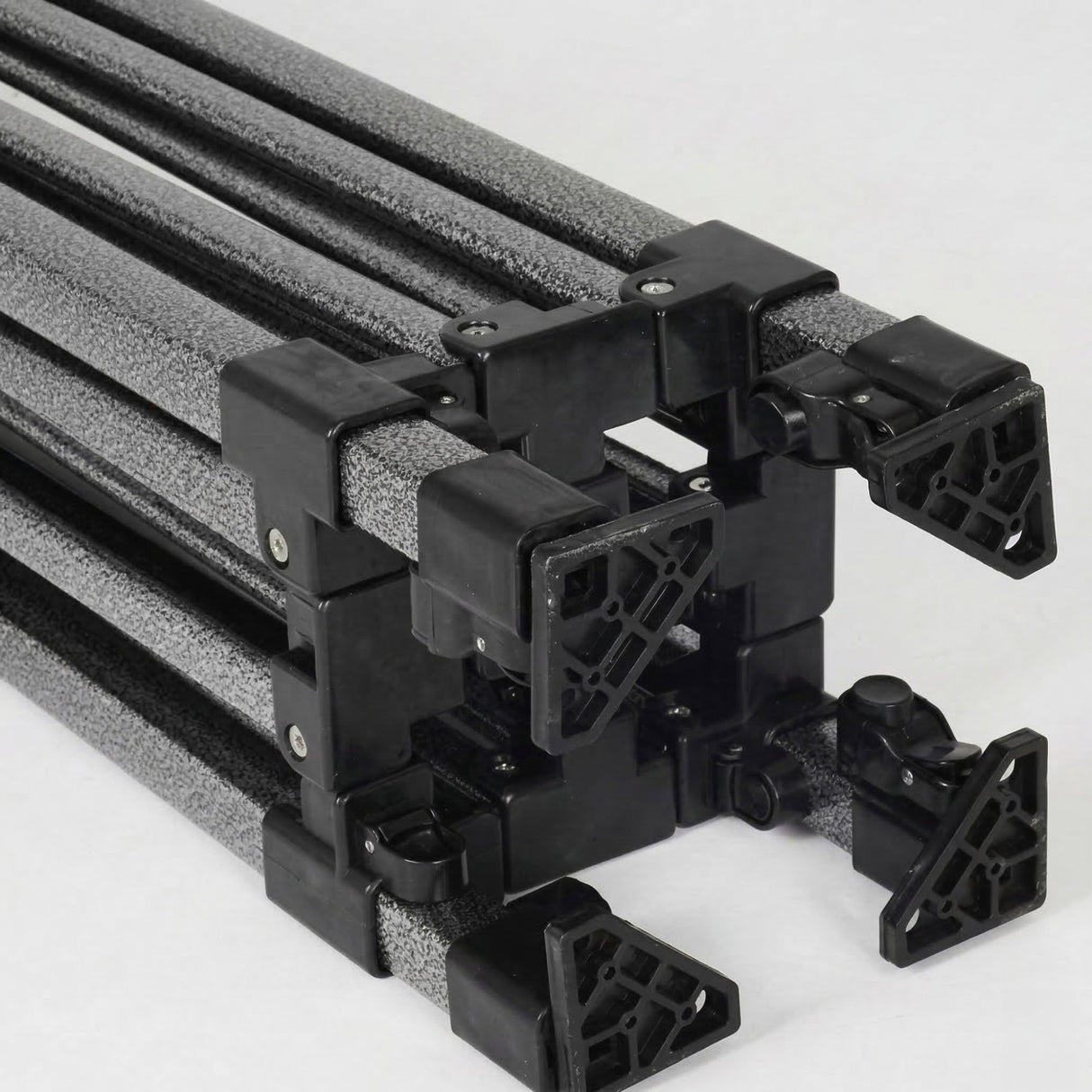 Cort Pavilion 3x3m, Flippy, Cadru Metal Pliabil Ranforsat, Acoperis 420D 280gram/mg PVC Polyester Oxford pentru Curte, Gradina, Evenimente, Alb - vivimall.ro