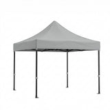 Cort Pavilion 3x3m, Flippy, Cadru Metal Pliabil Ranforsat, Acoperis 420D 280gram/mg PVC Polyester Oxford pentru Curte, Gradina, Evenimente, Alb - vivimall.ro