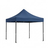 Cort Pavilion 3x3m, Flippy, Cadru Metal Pliabil Ranforsat, Acoperis 420D 280gram/mg PVC Polyester Oxford pentru Curte, Gradina, Evenimente, Albastru - vivimall.ro