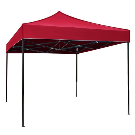 Cort Pavilion 3X3M Pliabil Cadru Metal Pentru Curte, Gradina, Evenimente - vivimall.ro