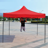Cort Pavilion 3X3M Pliabil Cadru Metal Pentru Curte, Gradina, Evenimente - vivimall.ro