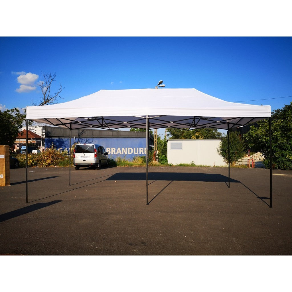 Cort Pavilion 3X6M Pliabil Cadru Metal Pentru Curte, Gradina, Evenimente - vivimall.ro