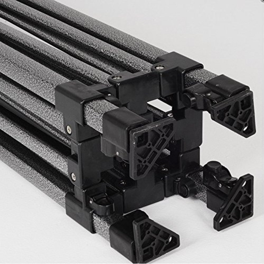 Cort Pavilion 3x6m Rosu Pliabil Cadru Metal pentru Curte, Gradina, Evenimente - vivimall.ro