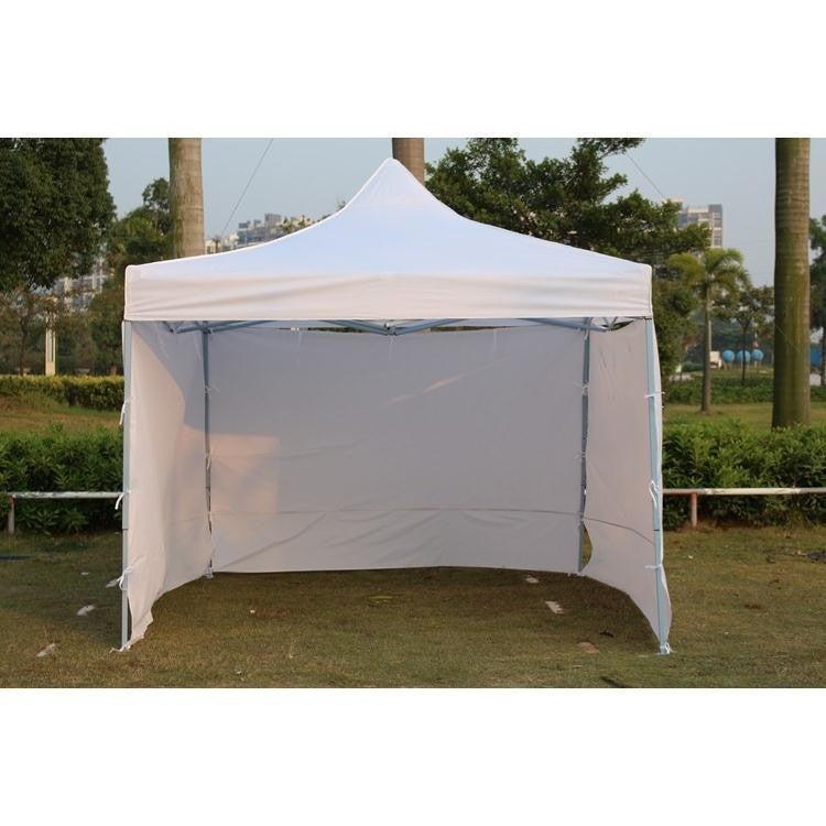 Cort pliabil pentru Evenimente Flippy, cadru metalic pentru curte si gradina, pereti laterali, 300 x 450 cm, Alb - vivimall.ro