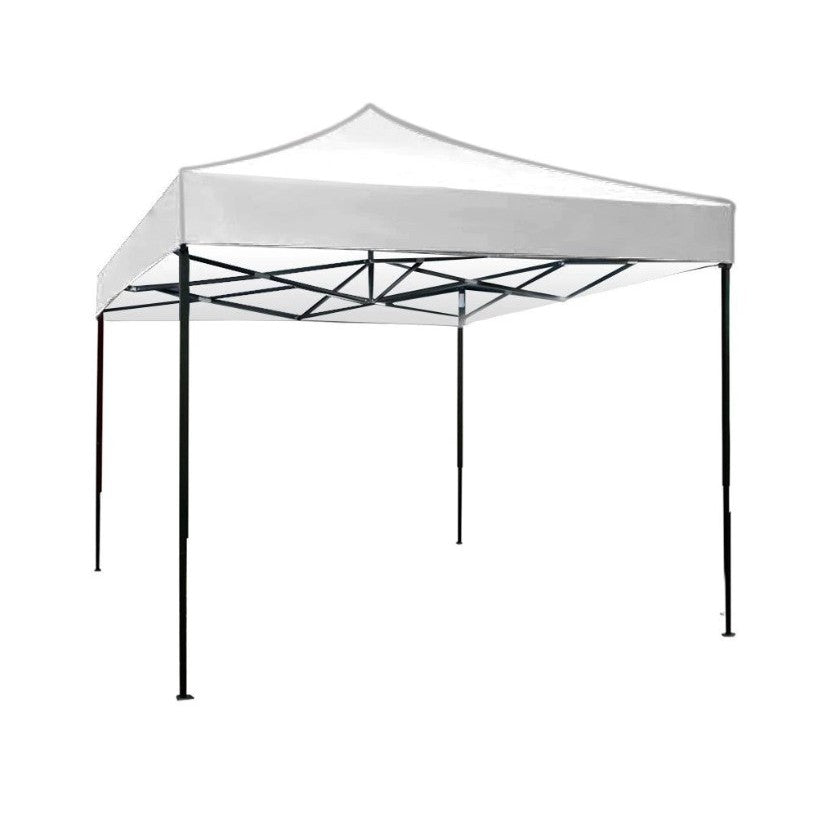 Cort pliabil pentru Evenimente Flippy, cadru metalic pentru curte si gradina, pereti laterali, 300 x 450 cm, Alb - vivimall.ro