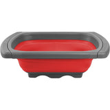 Cos De Scurgere Retractabil Pentru Chiuveta, Cu Filtru, Pentru Fructe Si Legume, De Uz Casnic, 39X12 Cm, Design Extensibil Pana La 61 Cm, Cu Manere De Prindere - vivimall.ro