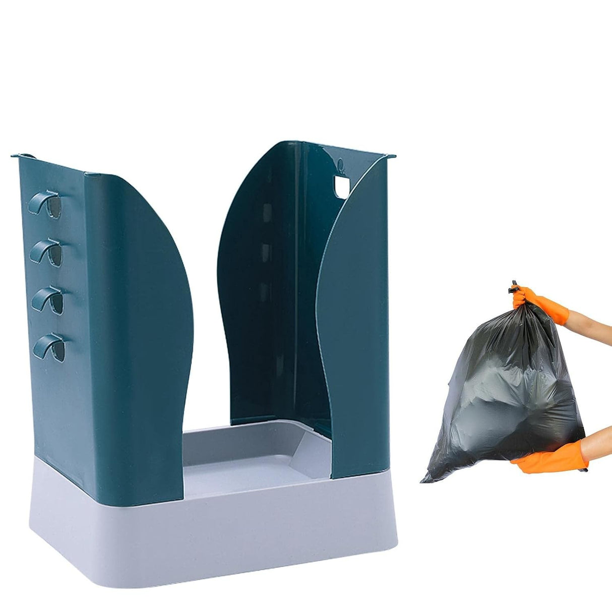 Cos De Gunoi Extensibil, Din Plastic, Reglabil, Pliabil, Versatil, Pentru Bucatarie, Baie Sau Birou, Cos Universal, 21X25X17 Cm - vivimall.ro