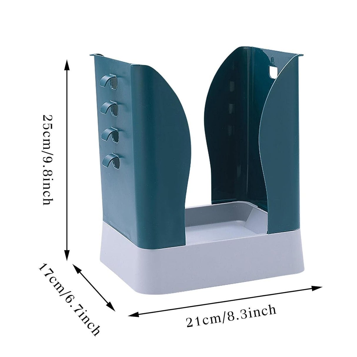 Cos De Gunoi Extensibil, Din Plastic, Reglabil, Pliabil, Versatil, Pentru Bucatarie, Baie Sau Birou, Cos Universal, 21X25X17 Cm - vivimall.ro