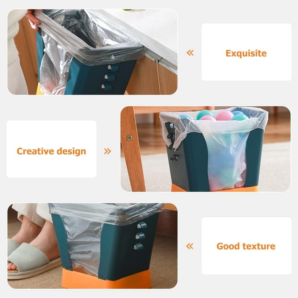 Cos De Gunoi Extensibil, Din Plastic, Reglabil, Pliabil, Versatil, Pentru Bucatarie, Baie Sau Birou, Cos Universal, 21X25X17 Cm - vivimall.ro
