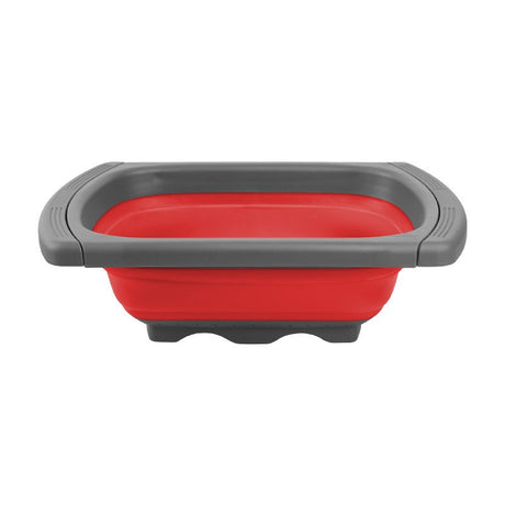 Cos De Scurgere Retractabil Pentru Chiuveta, Cu Filtru, Pentru Fructe Si Legume, De Uz Casnic, 39X12 Cm, Design Extensibil Pana La 61 Cm, Cu Manere De Prindere - vivimall.ro
