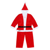 Costum Mos Craciun Flippy® Baiat, 10-12 ani, 5 piese, Catifea - vivimall.ro