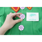 Costum Spiridus, Vivimall, Fete, 7-9 ani, Verde, Poliester - vivimall.ro