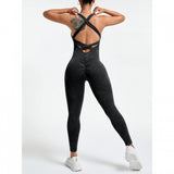 Detaliu material elastic 90% nailon costum sport negru Vivimall, textură fină fără cusături