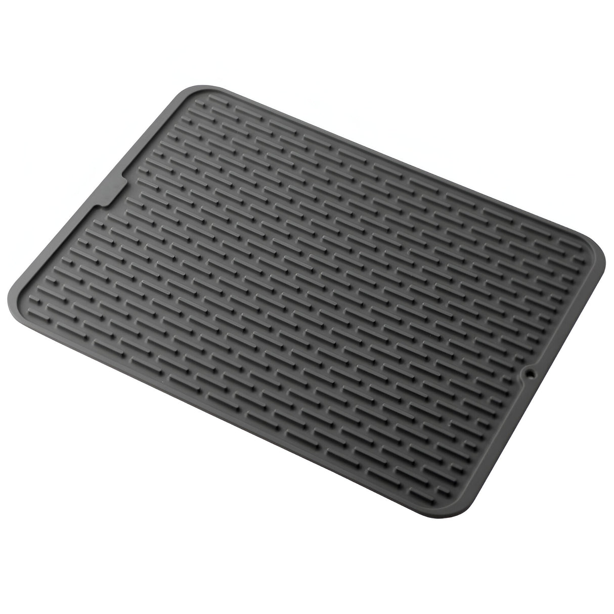 Covoras din Silicon pentru Scurgere Vase, Vivimall, Uz Casnic, Rezistent la Temperaturi Ridicate, Izolator, 43x32.5 cm, Negru - vivimall.ro