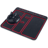 4 в 1 противоплъзгаща постелка/подложка за табло за кола, универсална, поставка за телефон в кола, таблет, GPS, въртене на 360°, многофункционална, телефонен номер, аромат 