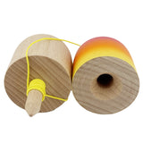 Kendama Pill X Originala, Flippy, Profesionala Model Rubber Grip Pilula, din Lemn, Varsta 9+, Ata 62/65 cm, 11 x 5 x 5 cm, Gradient Roz/Portocaliu/Galben - vivimall.ro
