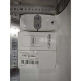 Mini Racleta de Curatare, Vivimall, pentru Etichete, Adezivi, din ABS+ Metal, 2 Lame Incluse, Alb/Gri - vivimall.ro