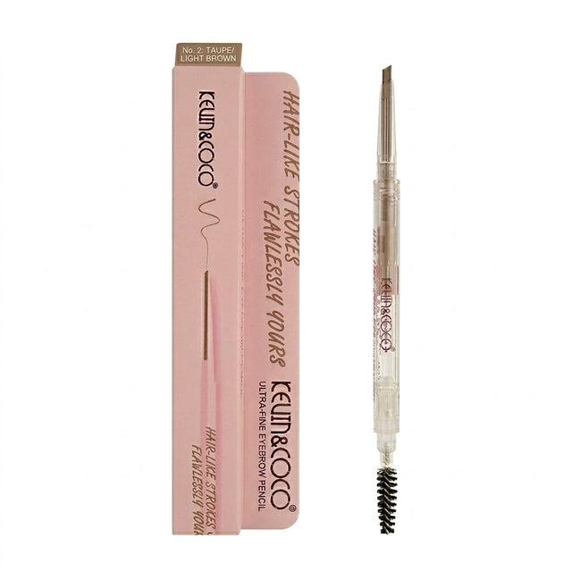 Creion de Sprancene cu Perie, Kevin&Coco, 2in1, 1.5 mm, Maro Deschis - vivimall.ro