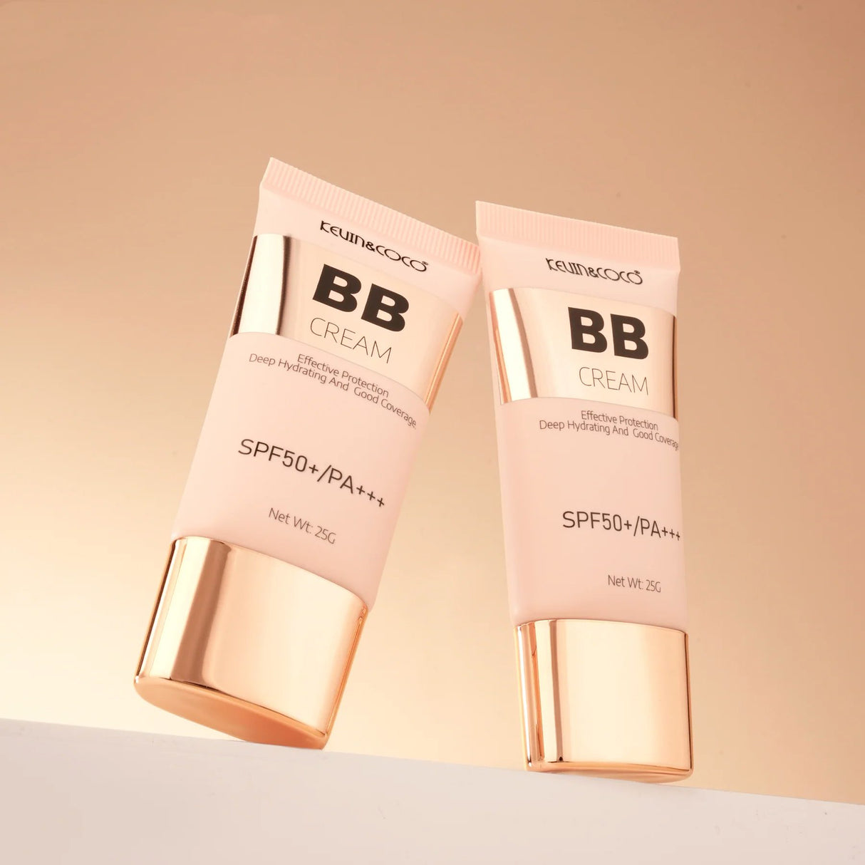 Crema BB Kevin&Coco Radiance-Enhancing, SPF 50+, PA +++, 4.5x1.5x10.8cm, 25 g, Nuanta KC06 - vivimall.ro