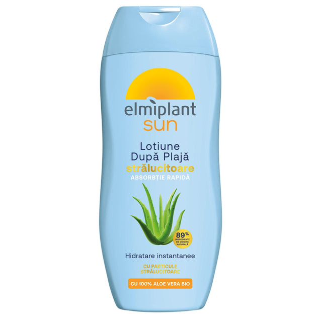 Crema Hidratanta Dupa Plaja, Lapte Hidratant cu Efect Stralucitor, Elmiplant Sun, 200 ml - vivimall.ro