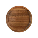 Farfurie din Lemn, Vivimall, Rotunda, pentru Alimente sau Decor, 10 x 1.5 cm, Natur - vivimall.ro