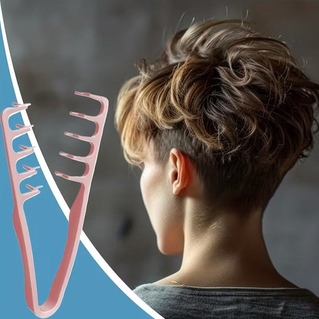 Pieptan de Volum, Vivimall, din ABS, pentru Femei/Barbati, 19 x 9 cm, Roz - vivimall.ro