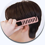 Pieptan de Volum, Vivimall, din ABS, pentru Femei/Barbati, 19 x 9 cm, Roz - vivimall.ro