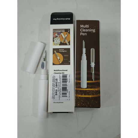 Stilou pentru curatare, Flippy, Multifunctional, pentru Telefon, Computer, Tastatura, cu Perie, Alb